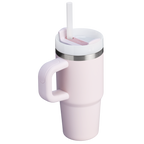 Splash-Resistant FlowState The Quencher H2.O Flowstate Tumbler | Stanley Create D291F - Double-Wall Vacuum Insulated Travel Tumbler with Straw Detail