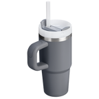 Splash-Resistant FlowState The Quencher H2.O Flowstate Tumbler | Stanley Create D291F - Double-Wall Vacuum Insulated Travel Tumbler with Straw Detail