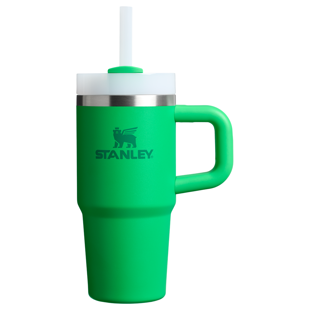 Splash-Resistant FlowState The Quencher H2.O Flowstate Tumbler | Stanley Create D291F - Double-Wall Vacuum Insulated Travel Tumbler with Straw Detail