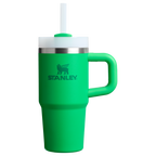 Splash-Resistant FlowState The Quencher H2.O Flowstate Tumbler | Stanley Create D291F - Double-Wall Vacuum Insulated Travel Tumbler with Straw Detail