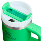 Splash-Resistant FlowState The Quencher H2.O Flowstate Tumbler | Stanley Create D291F - Double-Wall Vacuum Insulated Travel Tumbler with Straw Detail