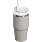 Car-Cup Friendly The Quencher H2.0 Flowstate Tumbler D030T - Double-Wall Vacuum Insulated Travel Tumbler with Straw Detail