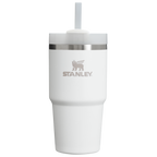 Car-Cup Friendly The Quencher H2.0 Flowstate Tumbler D030T - Double-Wall Vacuum Insulated Travel Tumbler with Straw - Frost