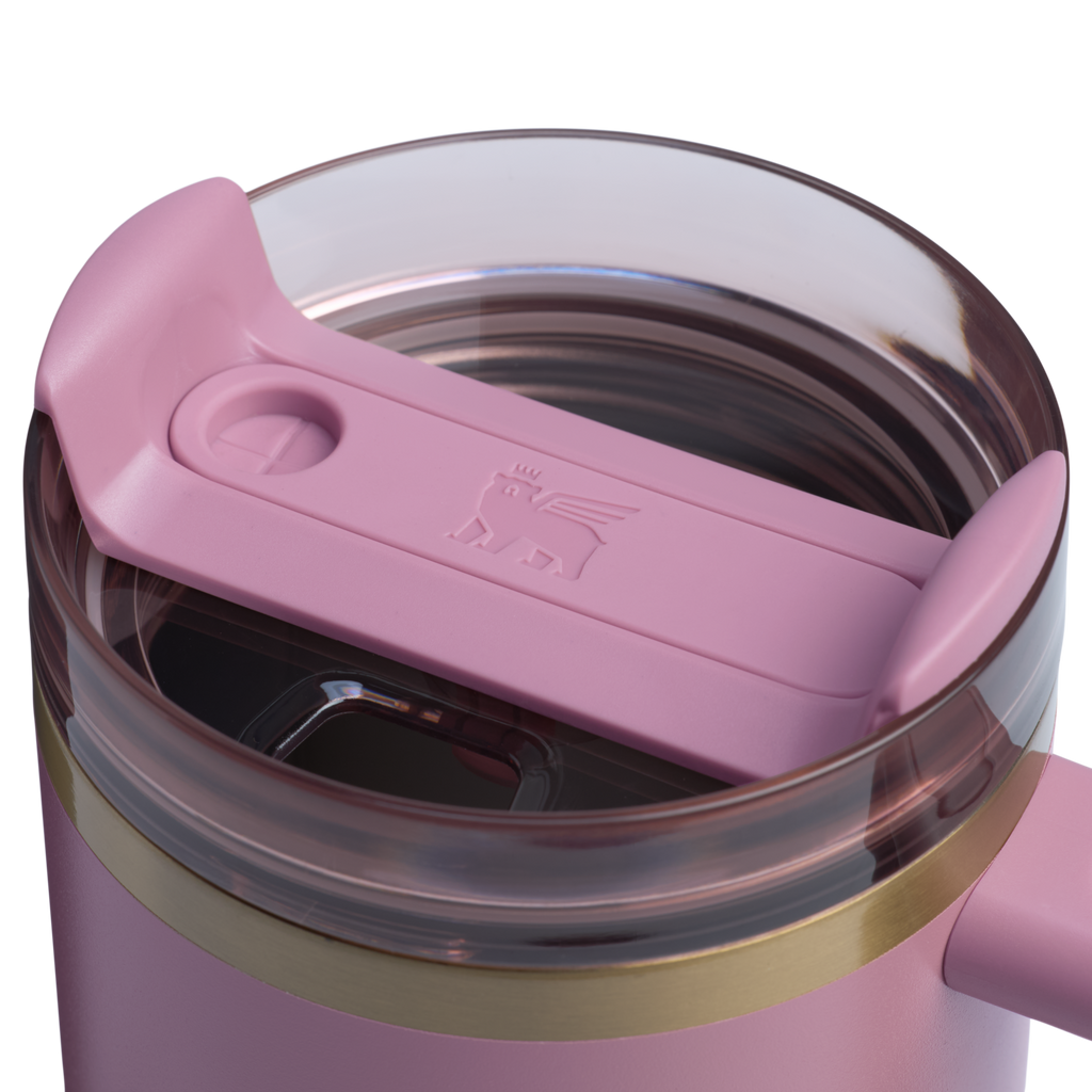 Insulated Travel The Quencher H2.0 Flowstate Tumbler | Stanley Create D331C - FlowState 3-Position Lid Insulated Travel Mug Detail