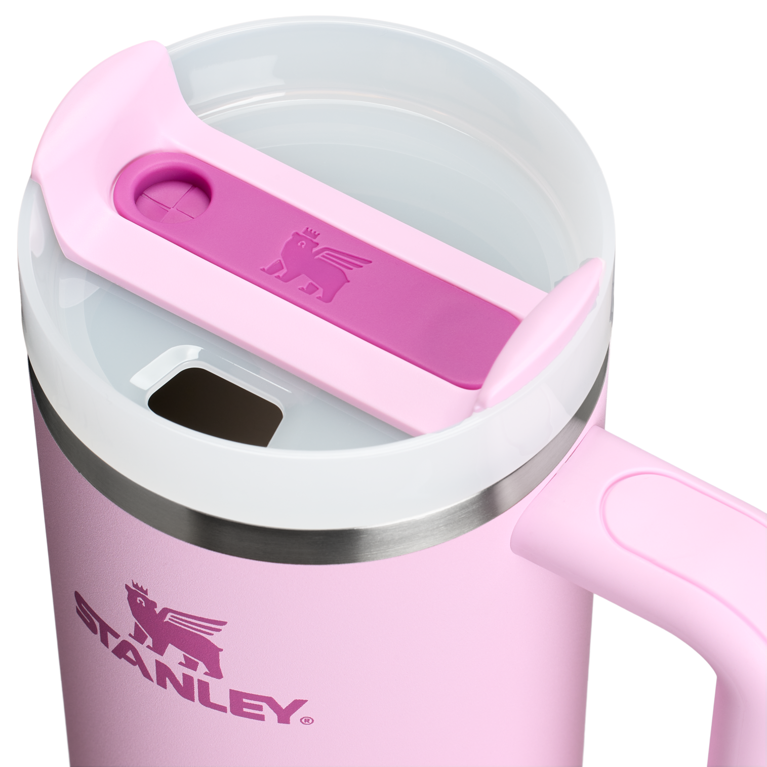 Insulated Travel The Quencher H2.0 Flowstate Tumbler | Stanley Create D331C - FlowState 3-Position Lid Insulated Travel Mug Detail