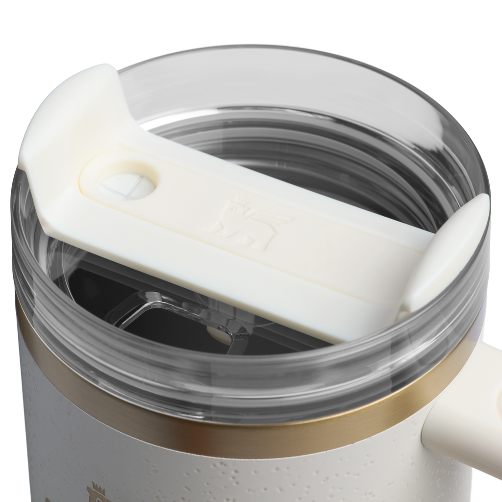 Insulated Travel The Quencher H2.0 Flowstate Tumbler | Stanley Create D331C - FlowState 3-Position Lid Insulated Travel Mug Detail