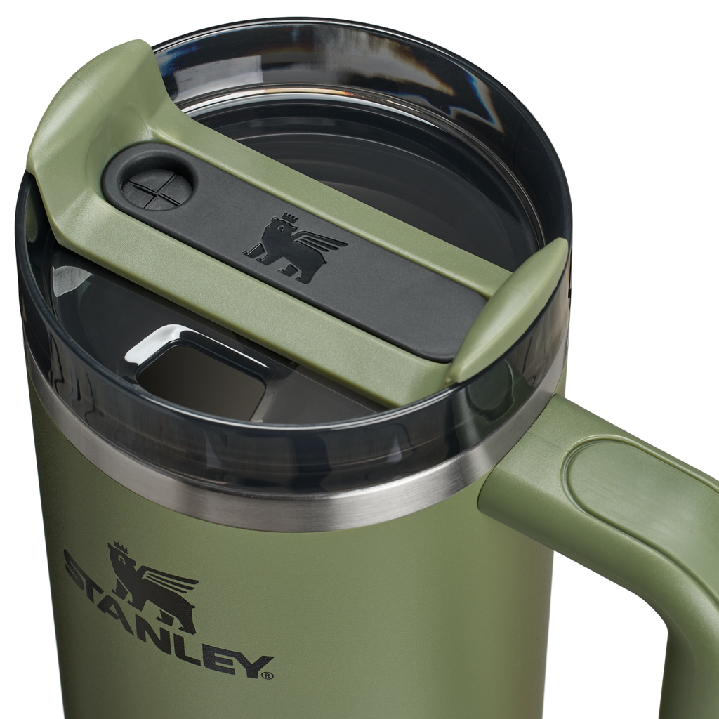 Car-Cup Friendly The Quencher H2.0 Flowstate Tumbler D030T - Double-Wall Vacuum Insulated Travel Tumbler with Straw Detail