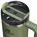 Car-Cup Friendly The Quencher H2.0 Flowstate Tumbler D030T - Double-Wall Vacuum Insulated Travel Tumbler with Straw Detail