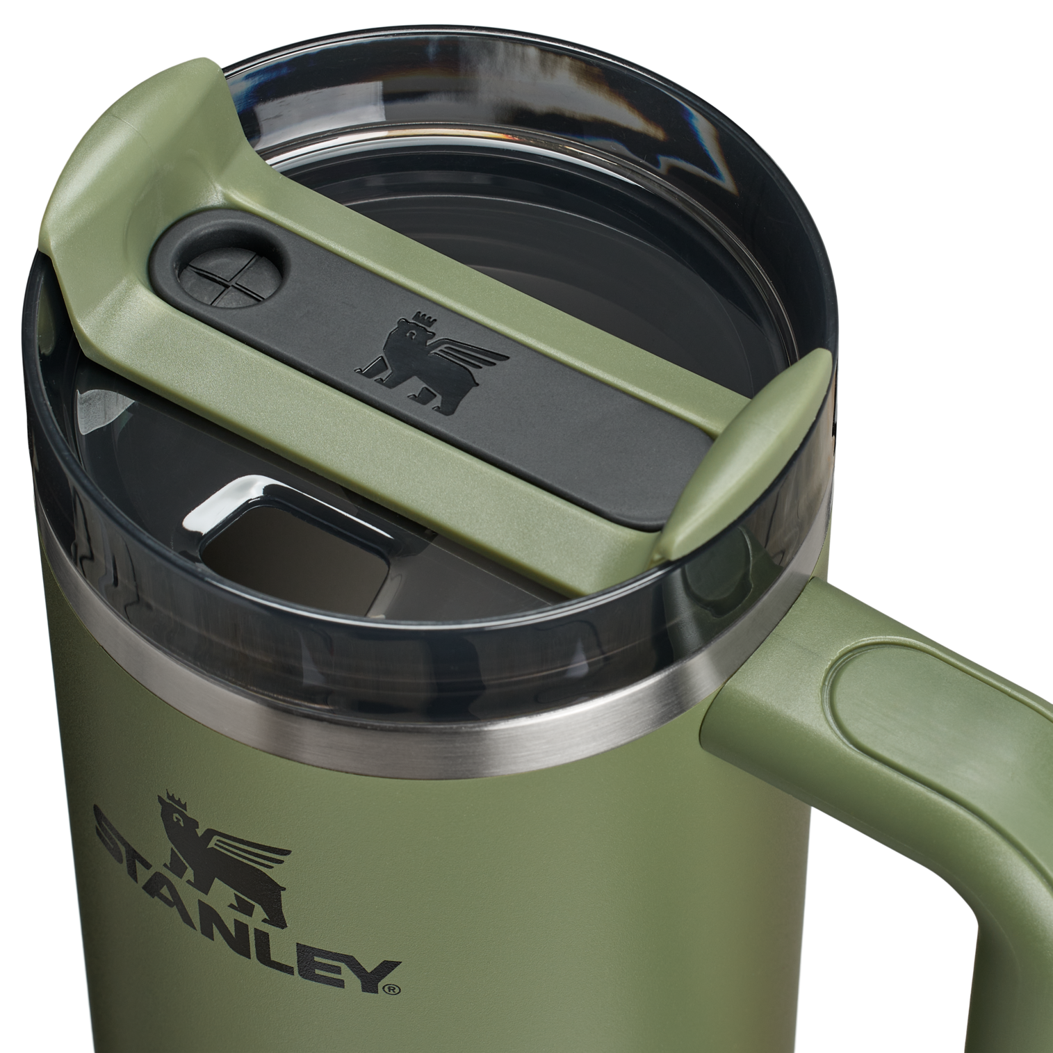 Car-Cup Friendly The Quencher H2.0 Flowstate Tumbler D030T - Double-Wall Vacuum Insulated Travel Tumbler with Straw Detail