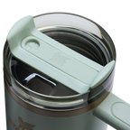 Double-Wall Vacuum The Quencher H2.0 Flowstate Tumbler D051L - FlowState 3-Position Lid Insulated Travel Mug Detail