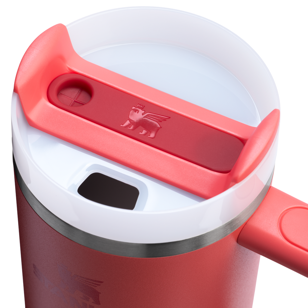 Car-Cup Friendly The Quencher H2.0 Flowstate Tumbler D030T - Double-Wall Vacuum Insulated Travel Tumbler with Straw Detail