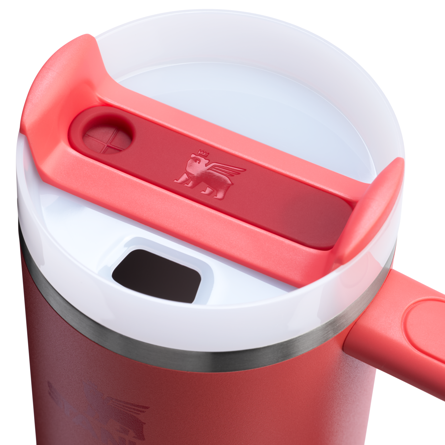 Insulated Travel The Quencher H2.0 Flowstate Tumbler | Stanley Create D331C - FlowState 3-Position Lid Insulated Travel Mug Detail