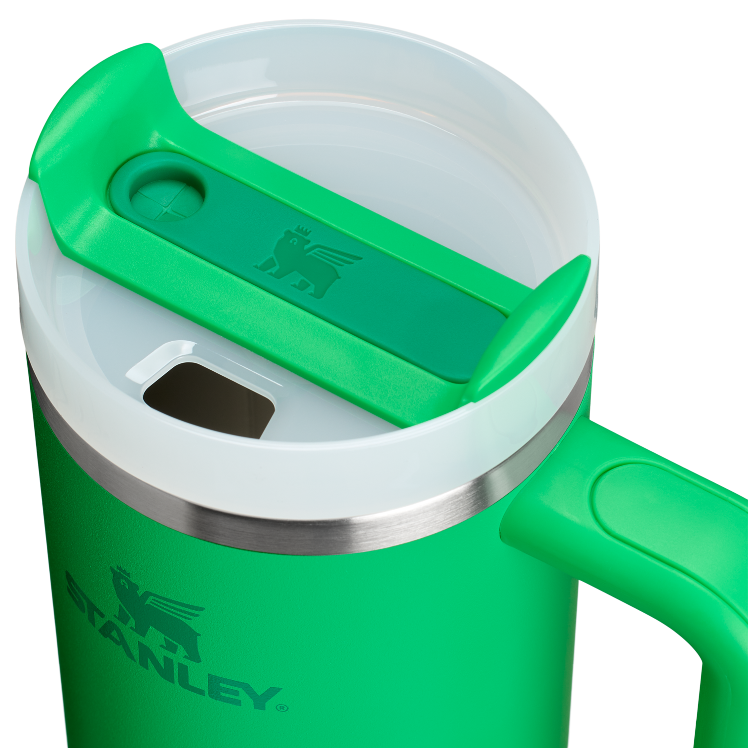 Insulated Travel The Quencher H2.0 Flowstate Tumbler | Stanley Create D331C - FlowState 3-Position Lid Insulated Travel Mug Detail
