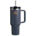 Splash-Resistant FlowState The Quencher H2.0 Flowstate Tumbler  | Stanley Create D332L - 40oz Large Capacity Car-Cup Friendly Quencher - Twilight