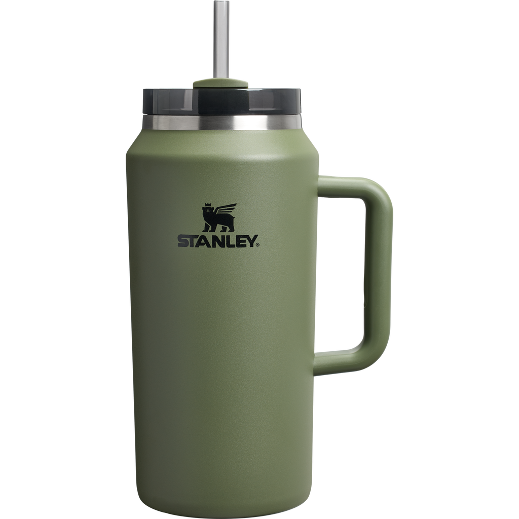 Splash-Resistant FlowState The Quencher H2.0 Flowstate Tumbler D365U - 40oz Large Capacity Car-Cup Friendly Quencher - Dried Pine