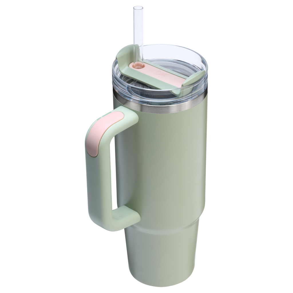 Insulated Travel The Quencher H2.0 Flowstate Tumbler | Stanley Create D331C - FlowState 3-Position Lid Insulated Travel Mug Detail