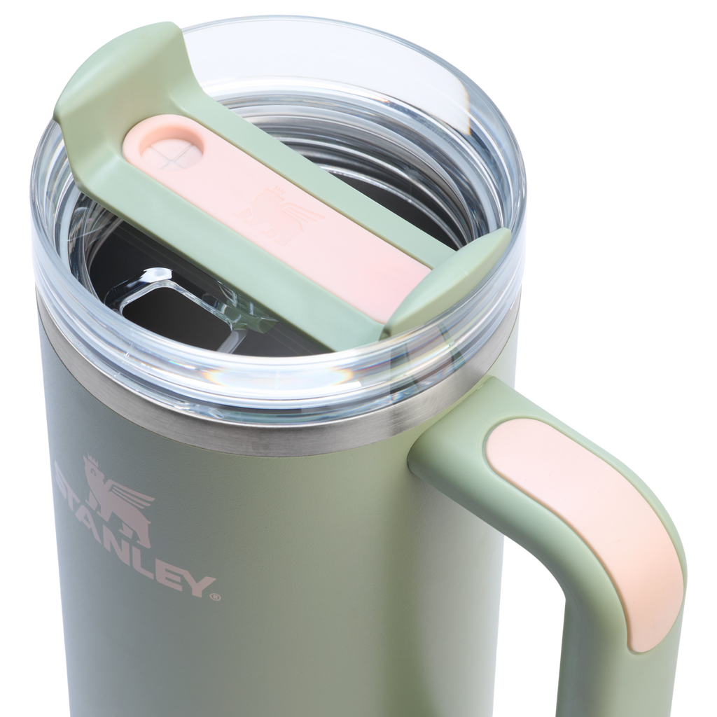 Insulated Travel The Quencher H2.0 Flowstate Tumbler | Stanley Create D331C - FlowState 3-Position Lid Insulated Travel Mug Detail