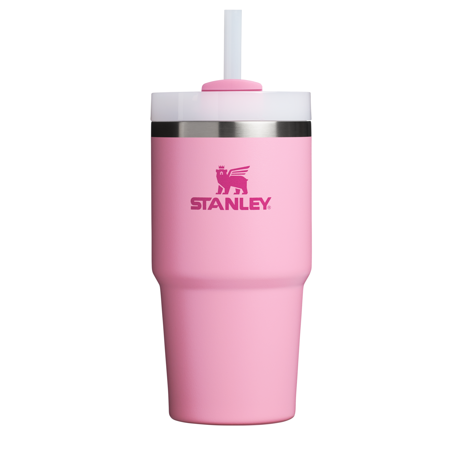 Car-Cup Friendly The Quencher H2.0 Flowstate Tumbler D030T - Double-Wall Vacuum Insulated Travel Tumbler with Straw - Ash
