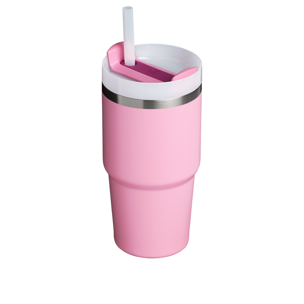 Large Capacity The Quencher H2.0 Flowstate Tumbler | Stanley Create D330L - Double-Wall Vacuum Insulated Travel Tumbler with Straw Detail