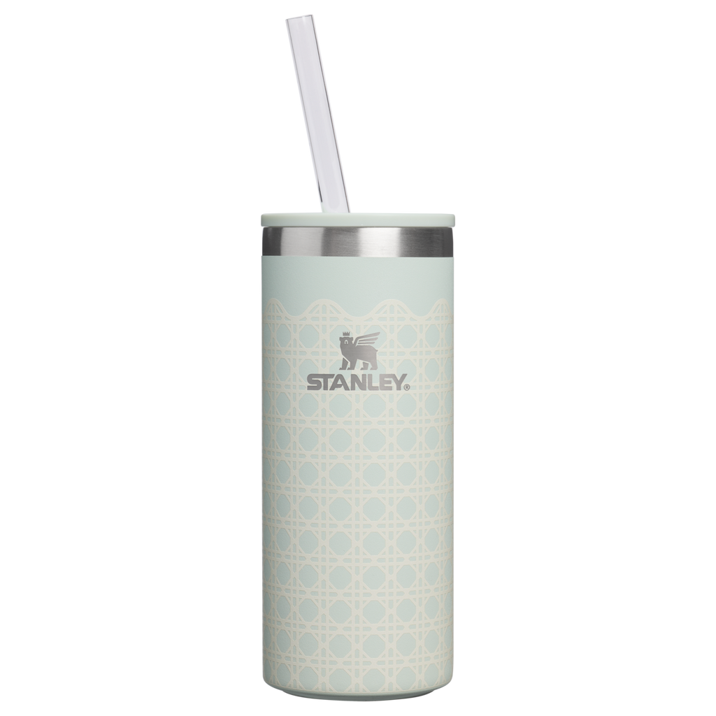 Heavy-Duty Tote The Everyday Slim Can Cooler Cup D350R - Compact All-Weather Soft-Sided Cooler Backpack - Mist Rattan
