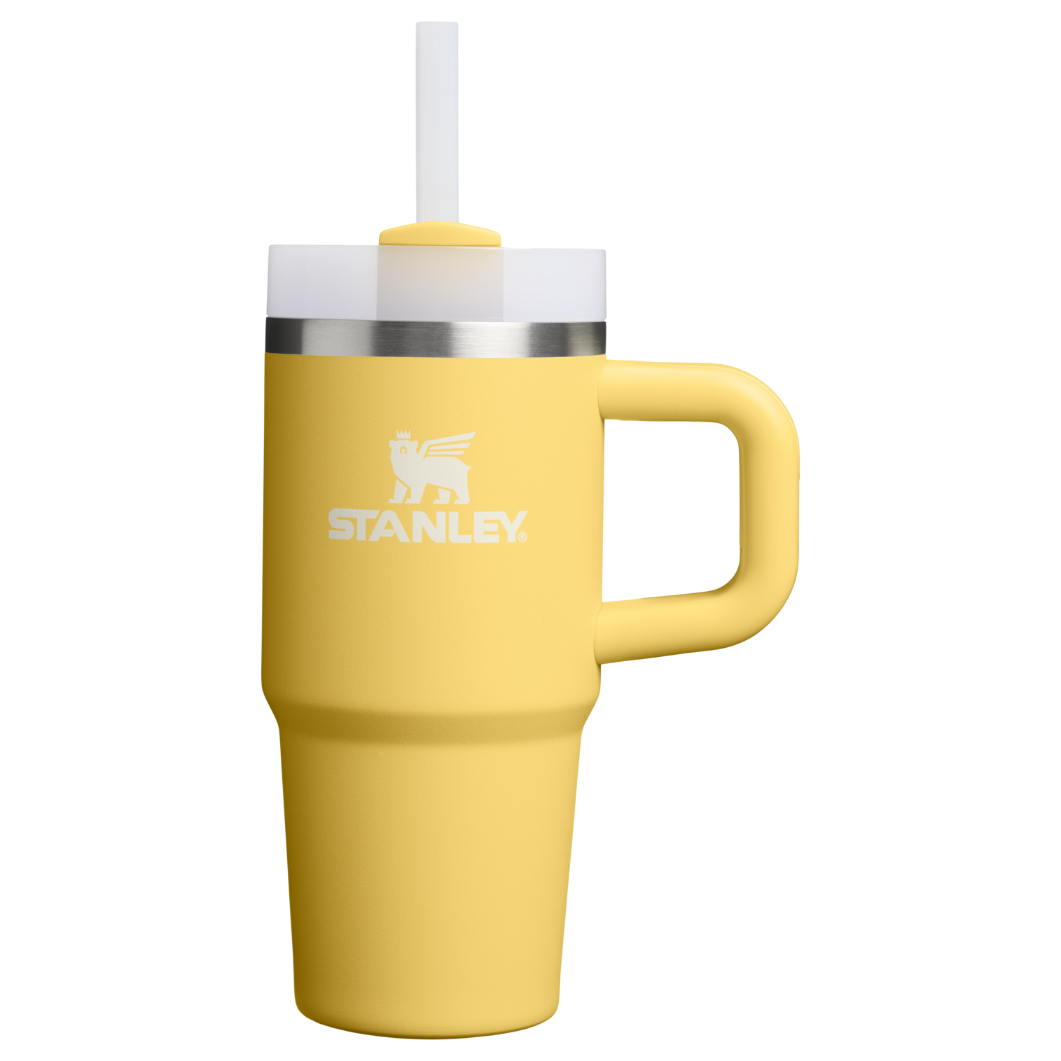 Splash-Resistant FlowState The Quencher H2.O Flowstate Tumbler D068Z - Premium Stainless Steel Straw Cup for All-Day Hydration - Daffodil