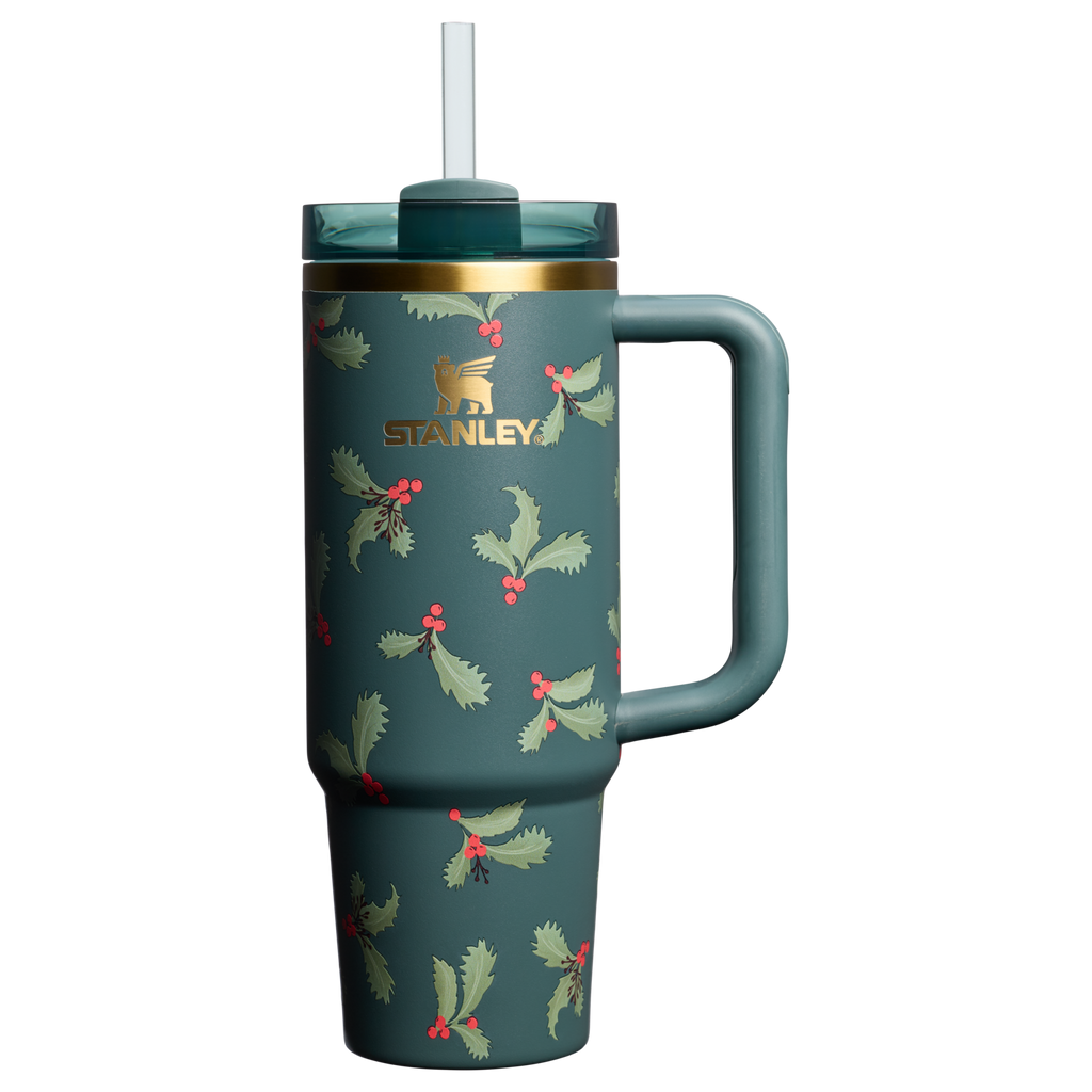 Splash-Resistant FlowState The Cheers & Cheer Quencher H2.0 Flowstate Tumbler D188Q - Double-Wall Vacuum Insulated Travel Tumbler with Straw Detail