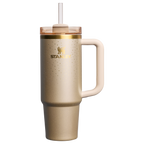 Double-Wall Vacuum The Cheers & Cheer Quencher H2.0 Flowstate Tumbler D189S - 40oz Large Capacity Car-Cup Friendly Quencher - Prosecco Shimmer