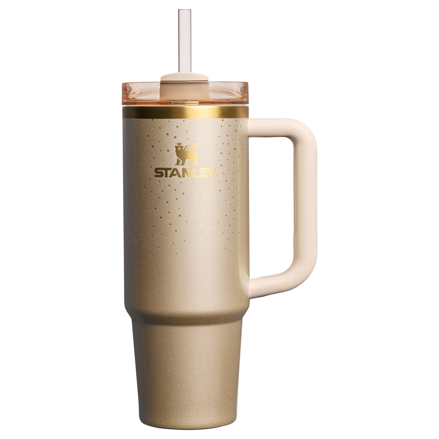 Double-Wall Vacuum The Cheers & Cheer Quencher H2.0 Flowstate Tumbler D189S - 40oz Large Capacity Car-Cup Friendly Quencher - Prosecco Shimmer
