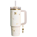 Double-Wall Vacuum The Quencher Luxe H2.0 Flowstate Tumbler D209D - 40oz Large Capacity Car-Cup Friendly Quencher - Starlight Shimmer
