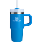 Splash-Resistant FlowState The Quencher H2.O Flowstate Tumbler | Stanley Create D291F - Double-Wall Vacuum Insulated Travel Tumbler with Straw Detail