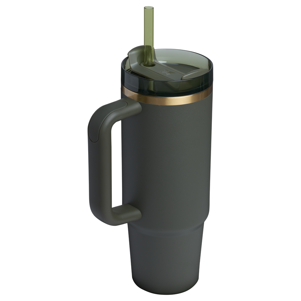 Insulated Travel The Quencher H2.0 Flowstate Tumbler | Stanley Create D331C - FlowState 3-Position Lid Insulated Travel Mug Detail