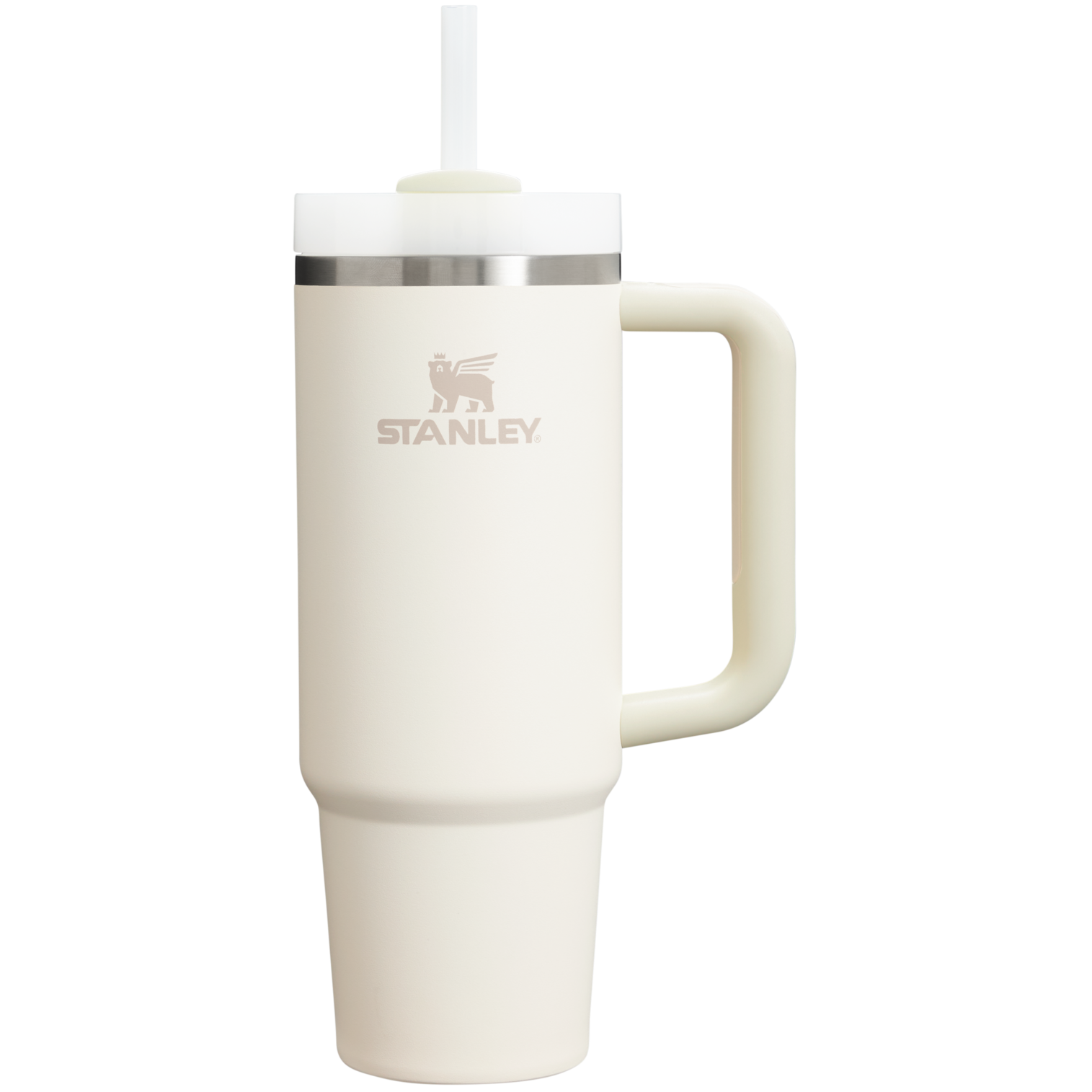 Insulated Travel The Quencher H2.0 Flowstate Tumbler | Stanley Create D331C - FlowState 3-Position Lid Insulated Travel Mug - Cream 2.0