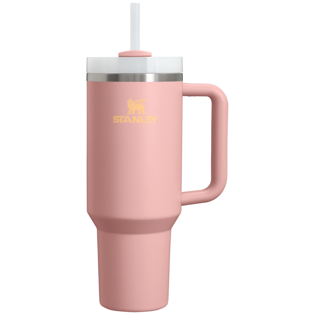 Double-Wall Vacuum The Quencher H2.0 Flowstate Tumbler D050X - FlowState 3-Position Lid Insulated Travel Mug - Peach Rose