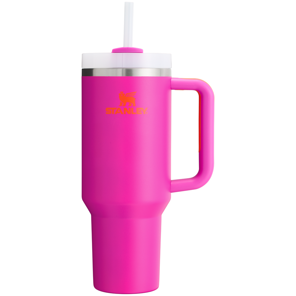 Splash-Resistant FlowState The Quencher H2.0 Flowstate Tumbler  | Stanley Create D332L - 40oz Large Capacity Car-Cup Friendly Quencher Detail