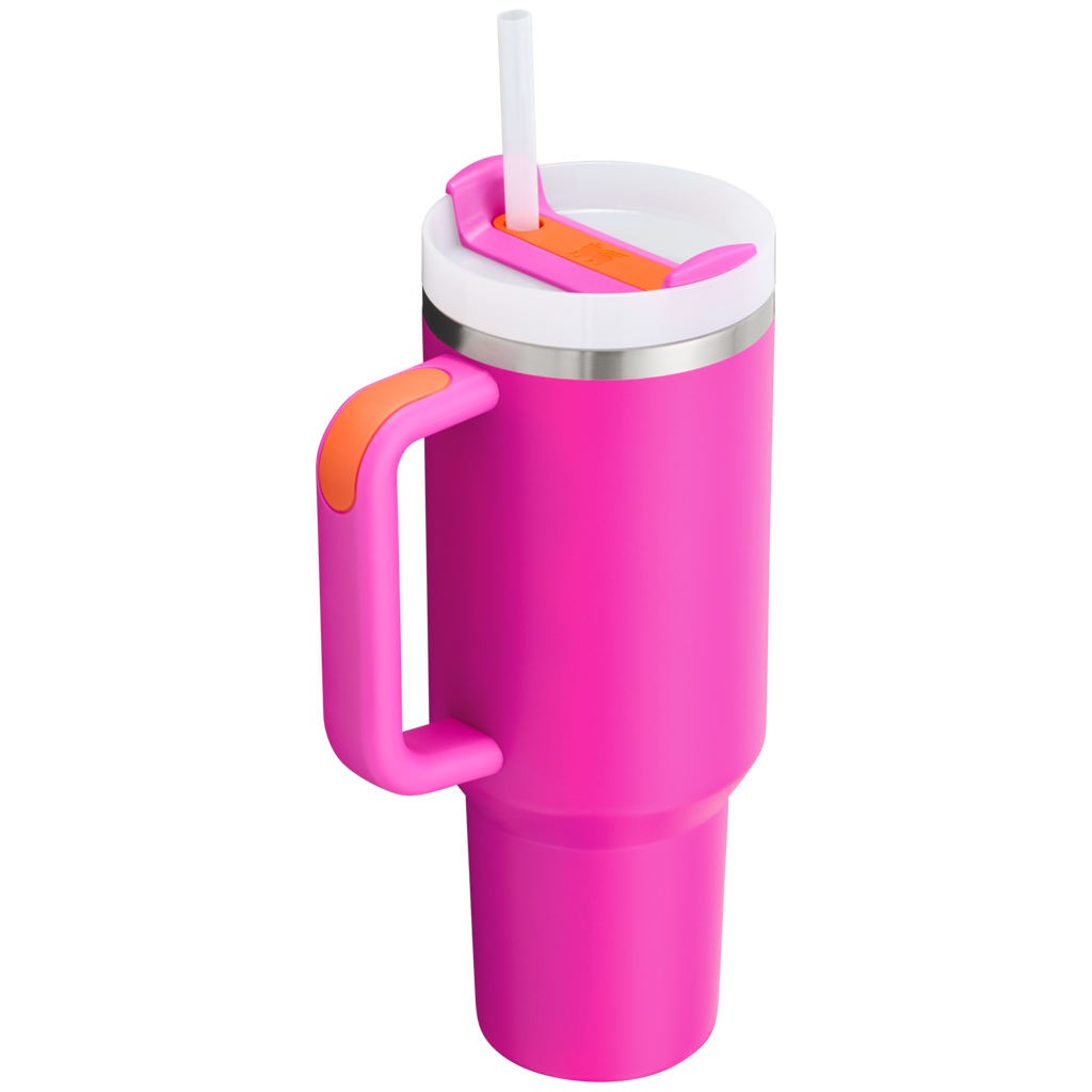 Splash-Resistant FlowState The Quencher H2.0 Flowstate Tumbler  | Stanley Create D332L - 40oz Large Capacity Car-Cup Friendly Quencher Detail