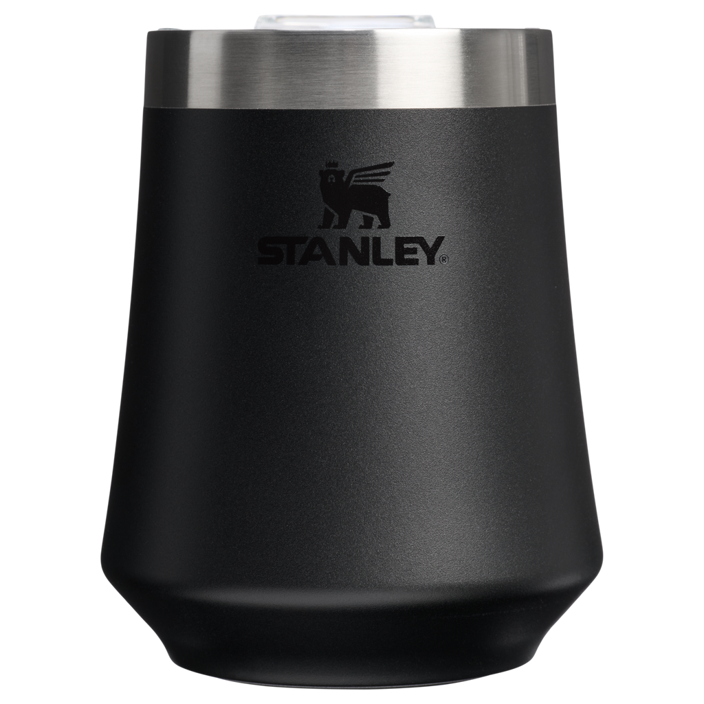 Vacuum Insulated Wine The Reserve Wine Tumbler | Stanley Create D302P - Elegant Stemless Vacuum Insulated Wine Tumbler - Black 2.0