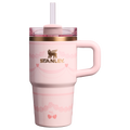 Insulated Travel The Valentine’s Day Quencher H2.0  Flowstate Tumbler D234X - Double-Wall Vacuum Insulated Travel Tumbler with Straw - Pink Velvet Cake