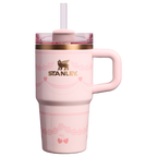 Insulated Travel The Valentine’s Day Quencher H2.0  Flowstate Tumbler D234X - Double-Wall Vacuum Insulated Travel Tumbler with Straw - Pink Velvet Cake