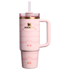 Insulated Travel The Valentine’s Day Quencher H2.0 Flowstate Tumbler D232U - 40oz Large Capacity Car-Cup Friendly Quencher - Pink Velvet Cake