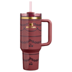 Insulated Travel The Valentine’s Day Quencher H2.0 Flowstate Tumbler D231T - 40oz Large Capacity Car-Cup Friendly Quencher - Red Velvet Cake